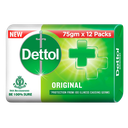 Dettol Original Bathing Soap,  75 g (Pack Of 4)