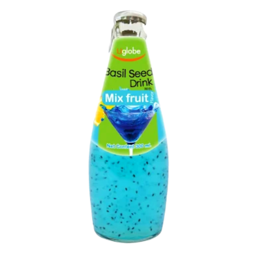 [R1804] Ug Basil Seed Drink Mix Fruit 300ml