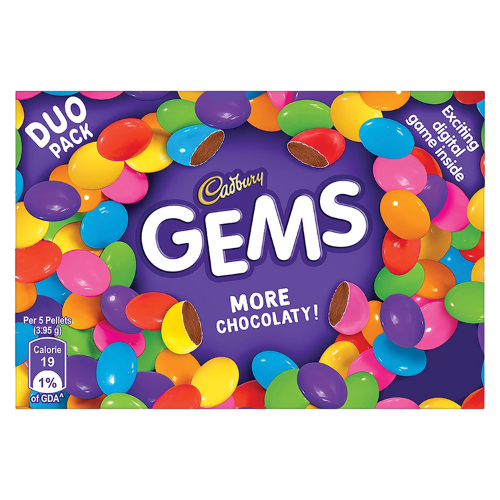 [R1140] Cadbury Gems Duo Pack 24gm