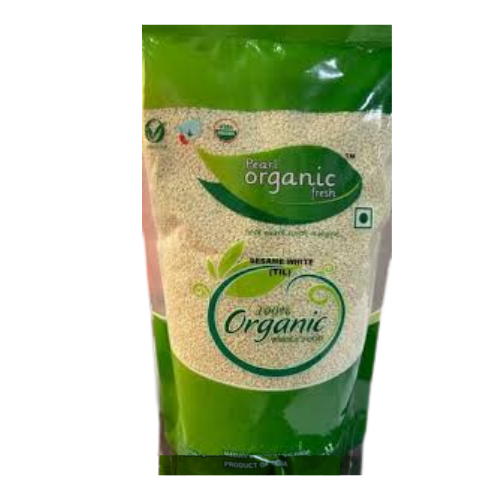 [R1886] Pearl Organic Sesame White Til 200gm