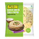 Mother's Recipe Garlic Green Chilli  Papad 200gm