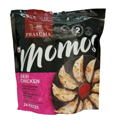 [R1920] Prasuma Momos - Desi Chicken (Frozen) 24Pc