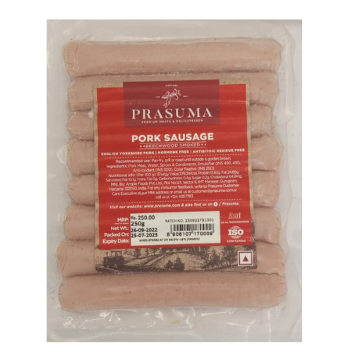 [R1935] Prasuma Pork Sausage (Frozen) 250g