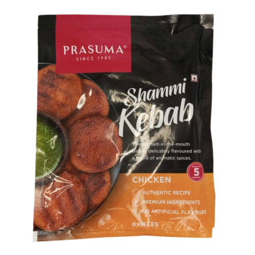 [R1911] Prasuma Chicken Shammi Kebab (Frozen) 200gms