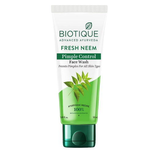 [R2369] Biotique Fresh Neem Pimple Control Face Wash 50ml