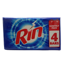 Rin Detergent Bar 250gm pk4