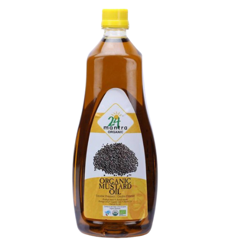 [R2472] Organic Mustard Oil 1ltr xxx