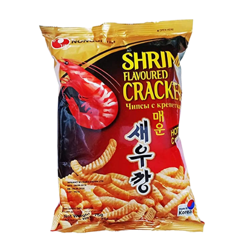 [R2810] Nongshim Shrimp Flavoured Cracker Hot & Spicy 75gm