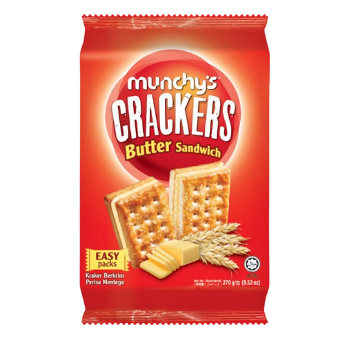 [R3509] Munchys Butter Sandwich Cracker 270gm