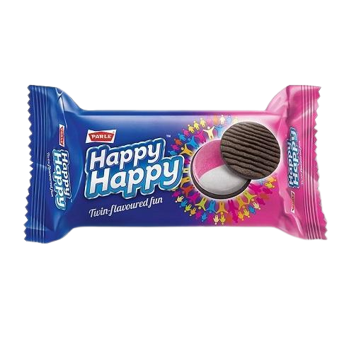 [R3634] Parle Happy Happy Creme Biscuits 60gm