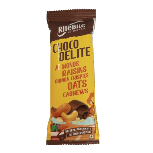 [R3732] RiteBite Choco Delite - Almond, Oats & Cashews 40gm