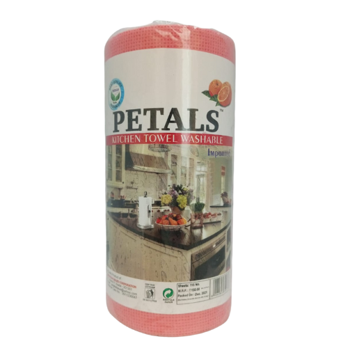 [R3660] Petals Kitchen Towel Washable 115 No.