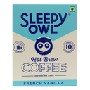 Sleepy Owl Hot  Brew French Vanilla Coffee 10 N