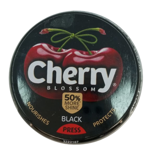 [R3022] Cherry Blossom Shoe Polish Black 40gm