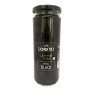 Loreto Spanish Pitted Black Olives 430gm