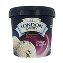 London Dairy Cookies & Cream Ice Cream 1L