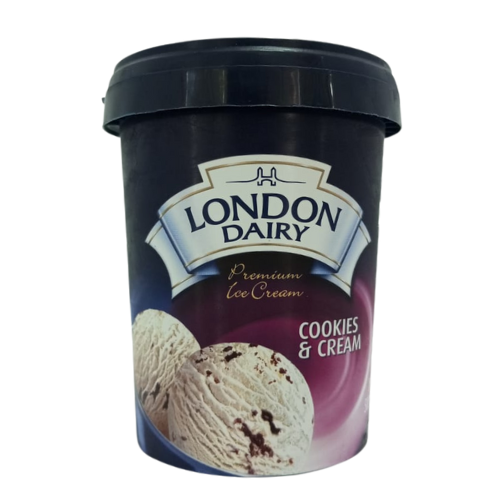 [R3356] London Dairy Cookies & Cream Ice Cream 500ml