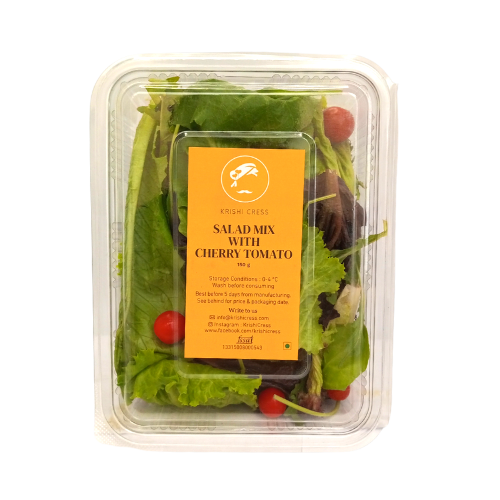 [RV121] Krishi Cress - Salad Mix With Cherry Tomato 150gm