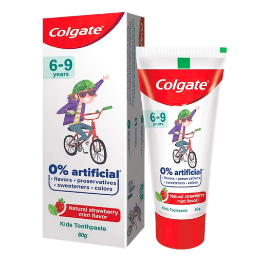 [R4406] Colgate Kids 6-9 Years Natural Strawberry Mint 80gm