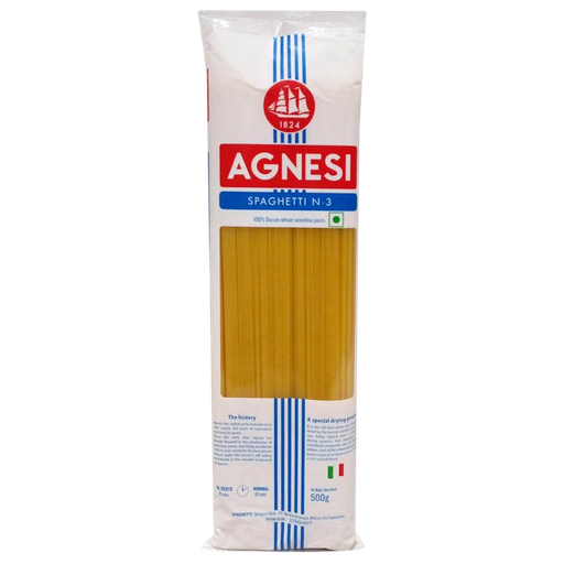 [R4370] Agnesi Spaghetti Pasta (Durum Wheat 003) 500gm