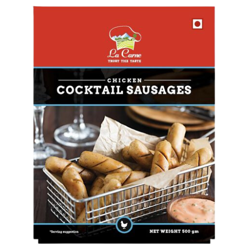 [R4239] La Carne Chicken Cocktail Sausage 500gm