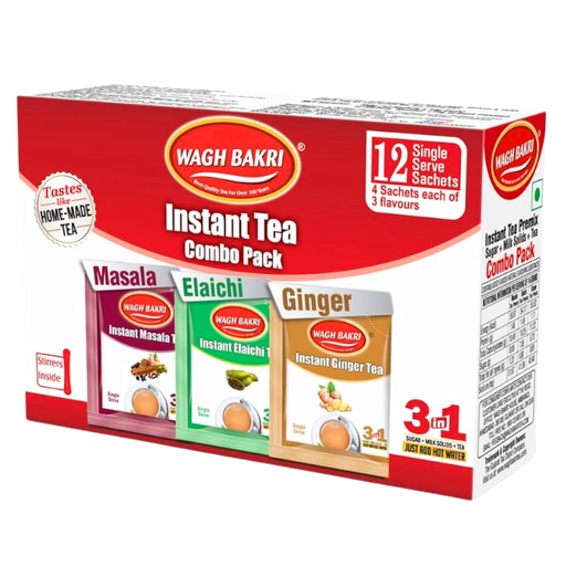 Wagh Bakri Instant Tea (Combo Pack 3 in 1) 168gm